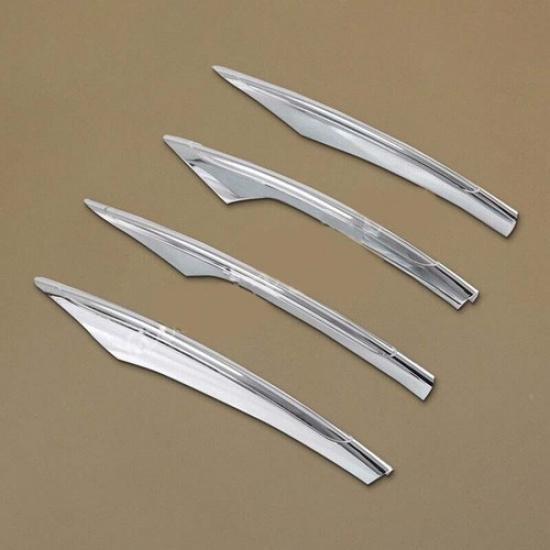 For Mercedes-Benz E-Class E350/E450 - Chrome Front Fog Light Cover Trims