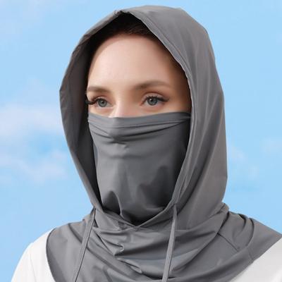 Summer UV Protection Neck Cover Outdoor Balaclava Scarf Sport Face Mask Snood Hood Hat Windproof Cooling Breathable Cycling Cap