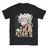 Unisex Womens Luffy Gear 5 One Piece T Shirt 100 Cotton Tops Vintage Short Sleeve Crew Neck Tee Shirt Plus Size TShirt