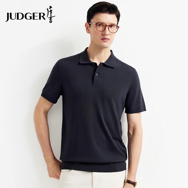 Zhuangji Men's 100% Merino Wool Short Sleeve Polo T-Shirt