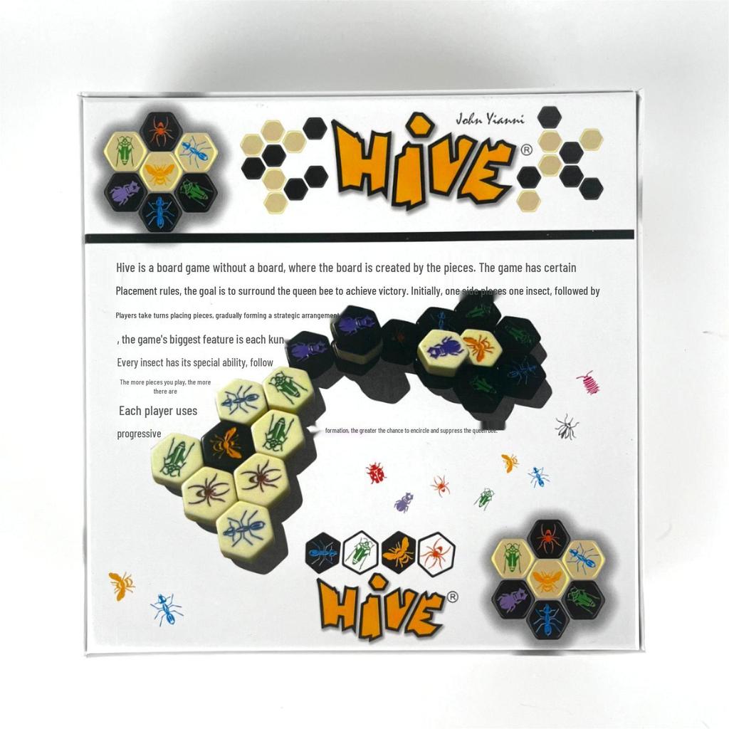 Insect Chess: Complete Tabletop Set with Mosquito & Ladybug - 2-Player Strategy Game