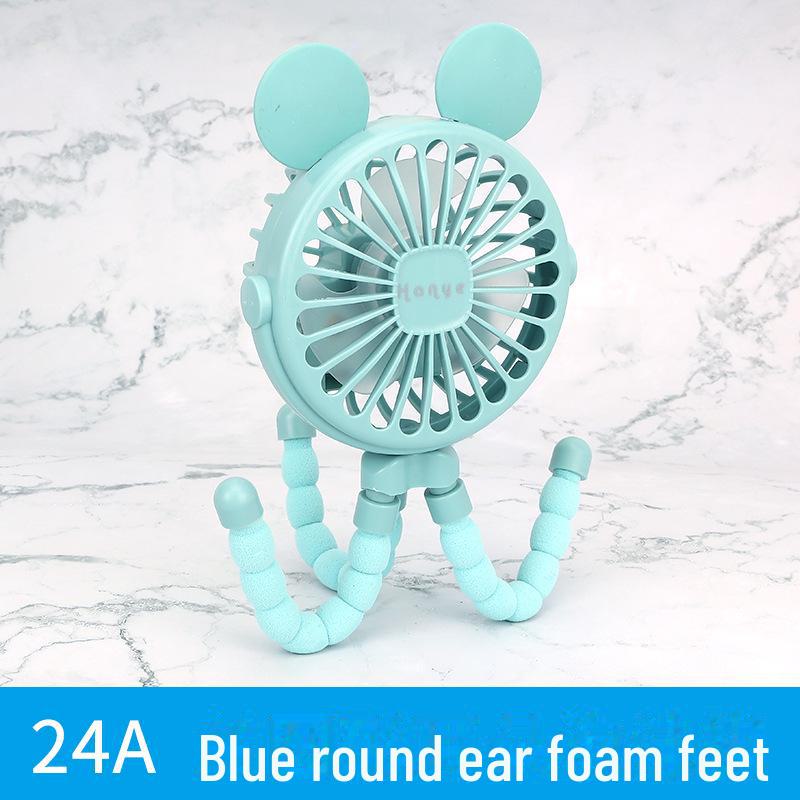 Versatile Portable Mini Fan: Hangable, Standable, or Wrappable - Ideal for Dorms and Outdoor Use