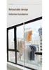 Indoor Retractable Floor-to-Ceiling Clothes Rack for Bedroom and Balcony