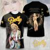 Dolly Parton T‑Shirt Unisex Double‑Sided Portrait Print Short‑Sleeve Top Country‑Music Fan Casual Streetwear Tee Family Matching