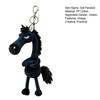 Plush Pony Doll Keychain Year of The Horse Plush Toy Handmade Soft Stuffed Bag Charm Backpack Decoration Cute Gift for Family And Friends