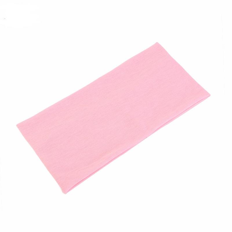 Solid Wide Elastic Headband Yoga Sports Headstrap Headwrap