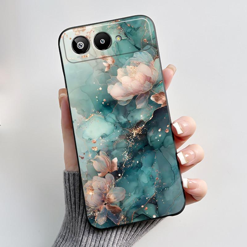 Casing For BLU G95 Case Aesthetic Luxury Cute Cool Boys Girls Pattern Black Matte Soft TPU Silicone Phone Case Back Shell Cover