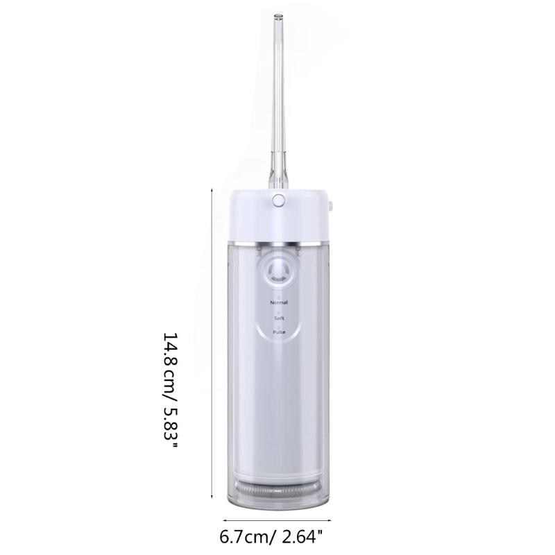 Wireless Dental Irrigator Water Flosser with 3 Modes 190ml Interdental Cleaner