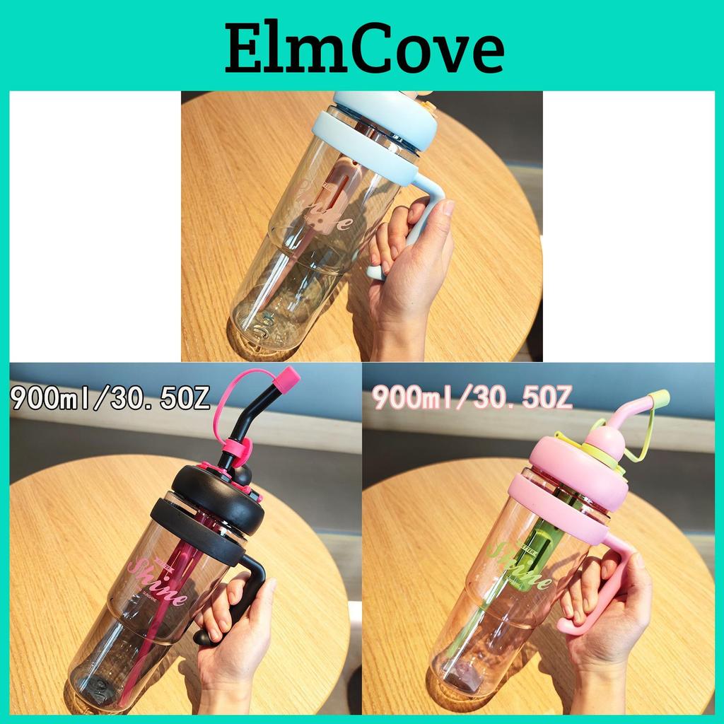 Portable Ladies Water Cup With Straw And Handle For Home Outdoor Travel
