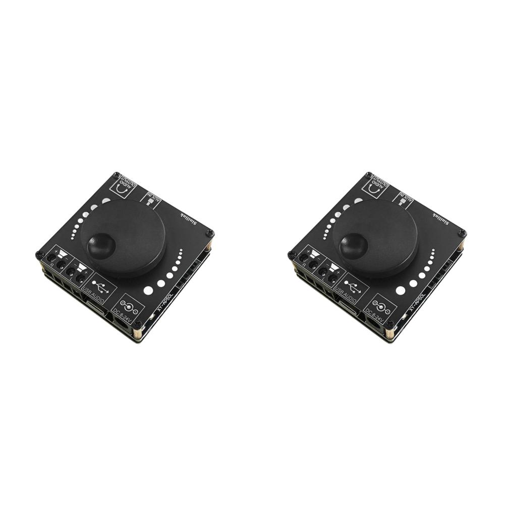 XY-AP50L Mini Bluetooth 5.0 50W+50W Dual Channel Audio Power Digital Amplifier Board Stereo Amplifier 3.5MM AUX USB APP