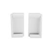 2pcs Magnetic Paper Towel Rack Adjustable Wall Mounted Paper Roll Holder for Kitchen Salon Refrigerator