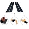 4pcs/set Car Window Door Center Column B C Pillar Post Cover Mirror Effect Trim Fit For Peugeot 307 2001-2008