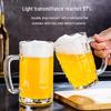 500ml Glass Beer Mug with Handle