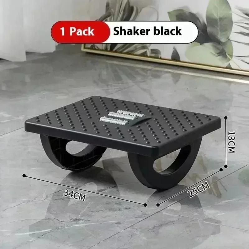 

Premium Version Portability Foot Rest Under Desk Footrest Ergonomic Foot Stool With Massage Rollers Rest For Home Office Amagi чорний