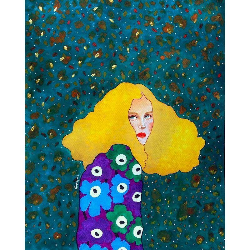 GATYZTORY 60X75cm Painting By Numbers Girl DIY Picture Paint By Number Figure Drawing On Canvas HandPainted Art Home Decor