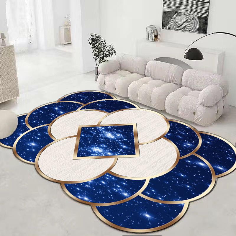 Irregular Marble Carpet Living Room Dirt Resistant Wear-resistant Easy To Maintain Carpet