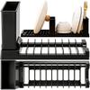 Folding Dish Drying Rack 2 IN 1 Space-Saving Utensils Drainer Racks Bowl and Chopstick Storage Container Holder Kitchen Supplies