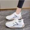 Women's soft-soled sneakers large size outside wear non-slip casual old dad tide shoes spring and autumn small white shoes