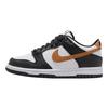 Nike Dunk Low Mode Confortable Antidérapant Durable Haut Bas Chaussures de Skate pour Enfants Baskets pour Enfants Noir Blanc Marron II7639-001