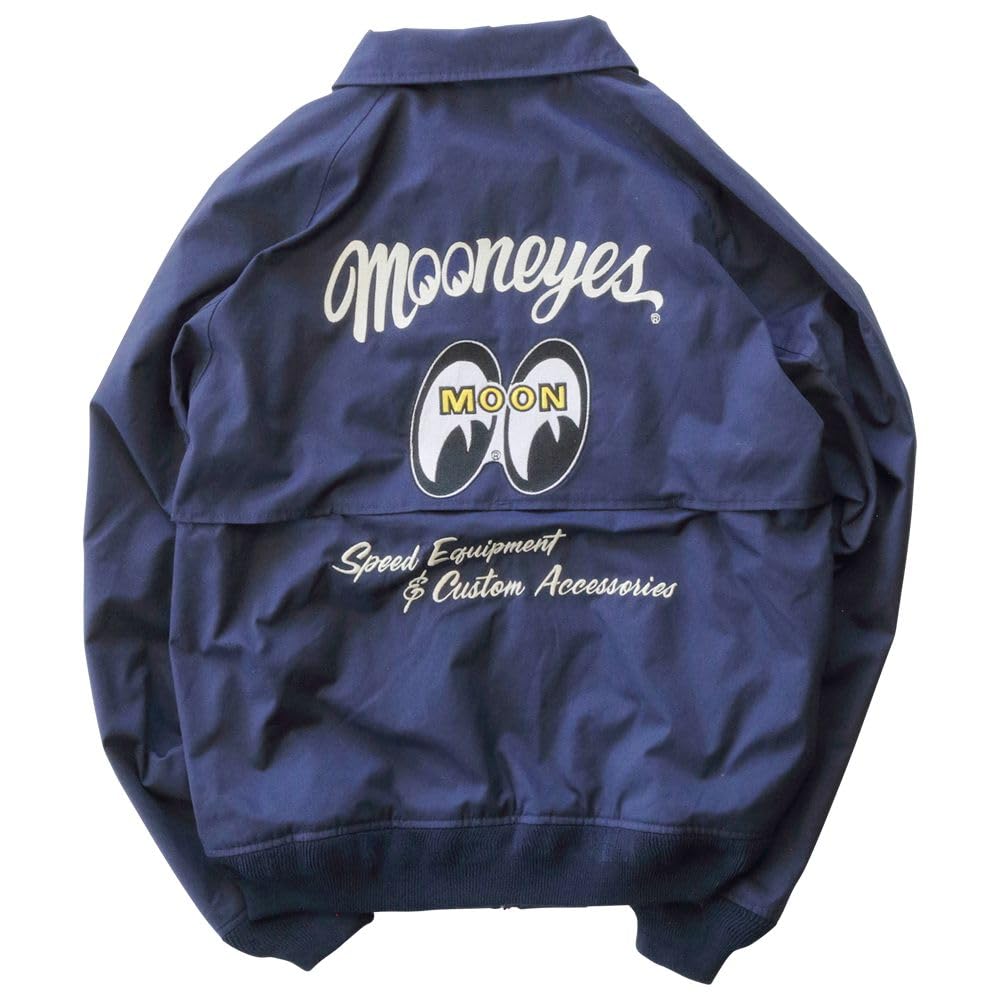 

Mooneyes HARRINGTON JACKET Swing Top Blouson OMJ-043 (JP, Alphabet, XL, Navy)