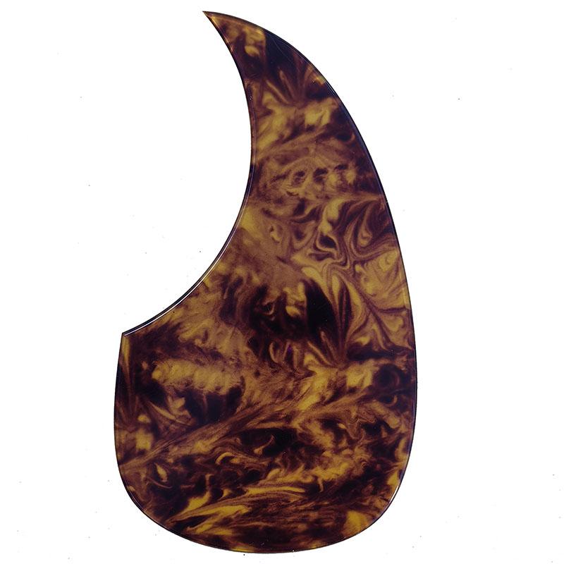 Pleroo Custom Guitar Pickgaurd - Great Elegant Bevelled Edge Acoustic Guitar Pickguard Teardrop Shape Multicolor Choice