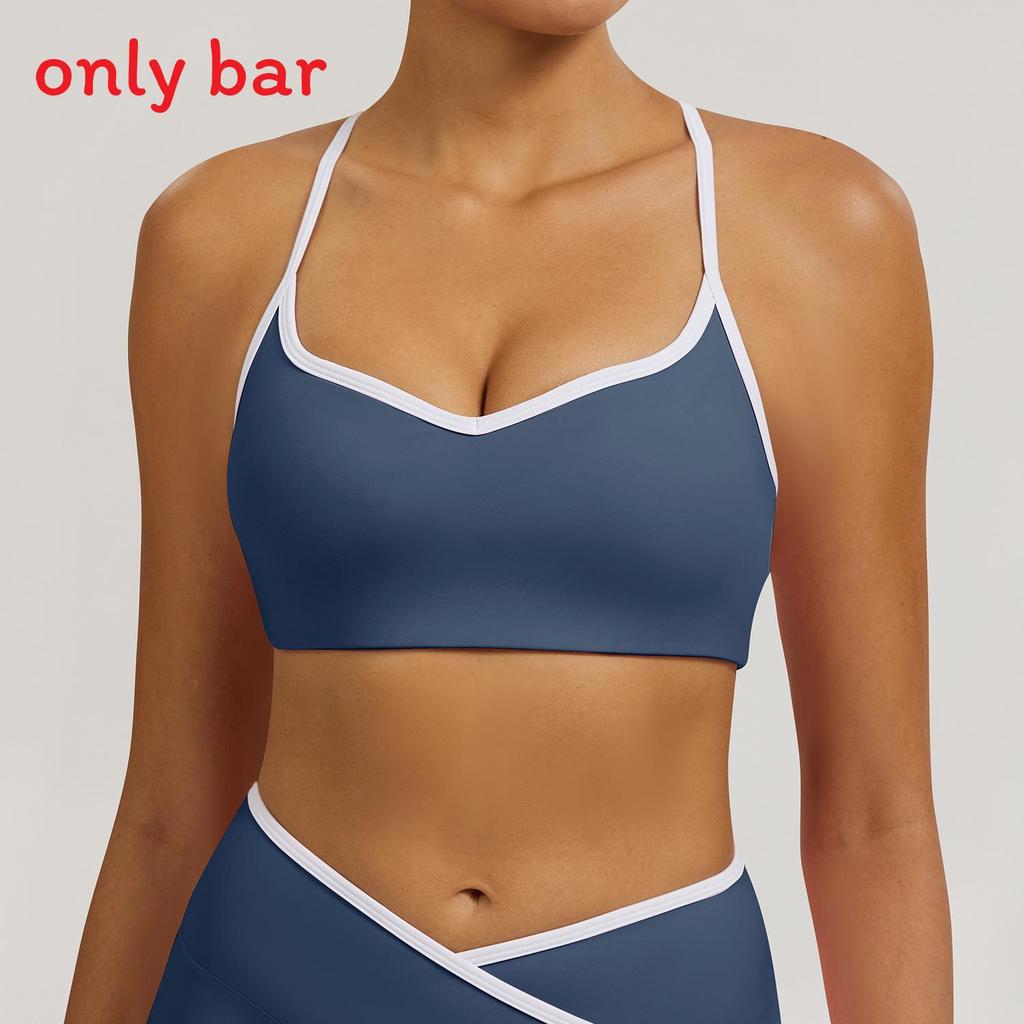 Yoga Sports Bra For Women With Quick Dry Fabric Mesh Back Support For Running And Fitness