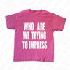 EMO Hiphop Y2K Cotton T-shirt Harajuku Letter Print Casual Tee Vintage Rock Goth Top  Punk Vintage Short Sleeve T-shirt
