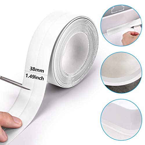 Bath & Kitchen Caulk Tape Sealant Strip,PVC Self Tub and Wall Sealing Tape Caulk Sealer,Caulk Strip,sealant Tape,Shower Tile Sealer Adhesive sealant