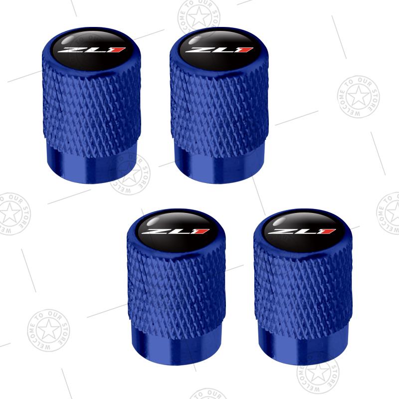 For Chevrolet Cze 4pcs ZL1 Logo Car Wheel Tire Valve Caps Air Stem Aluminum Accessories For Chevrolet Comaro Super Hornet Captiva Malibu Cruze