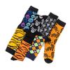 Men's Funny Skull Crew Socks Cartoon Alien Design Cotton Casual Socks Halloween Sock for Hip Hop Parties
