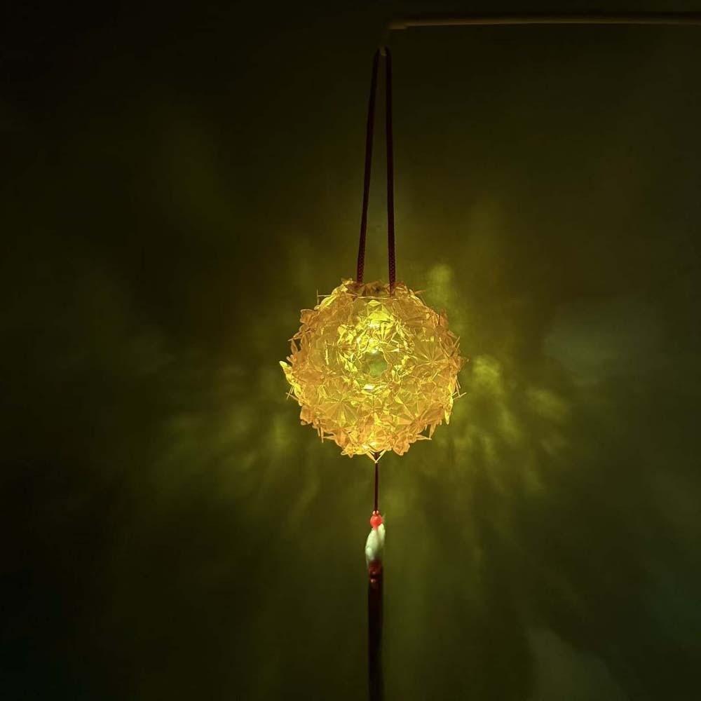 Luminous Holographic Lantern Glowing Handheld Light Butterfly Ball Lamp Lantern Festival Style 2