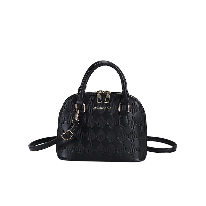 Fashionable Girls Small Handheld Shelldesign Pu Crossbody Bag For Outings