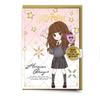 Hermione Character Greetings Card with Love Potion Pinbadge (Pack of 6)