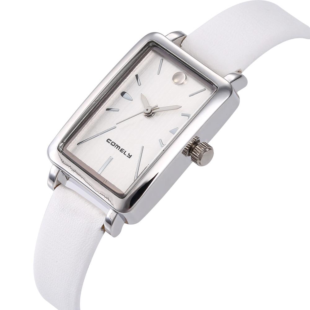 Buy Women's Fashion Movement Watch Rectangular Case Leather Strap Buy Women's Fashion Movement Watch Rectangular Case Leather Strap