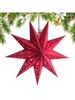 Paper Star Lantern Nine-point Hollow Lampshade Decor Starry Christmas Lanterns for Kids Bedroom Camping Christmas Outdoor Room