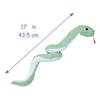 Doindute Green Plush Snake Stuffed Animal Toy, Soft Cuddly Plush Hugger Toy for Boys and Girls, Gift for Kids or Girlfriend, 17 Inch