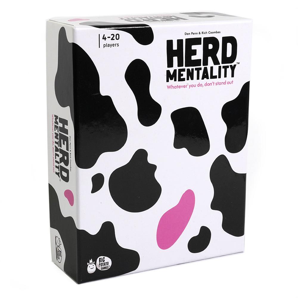 

Herd Mentality Cards Funny Family Board Game Groups 4-20 Player Deck Card