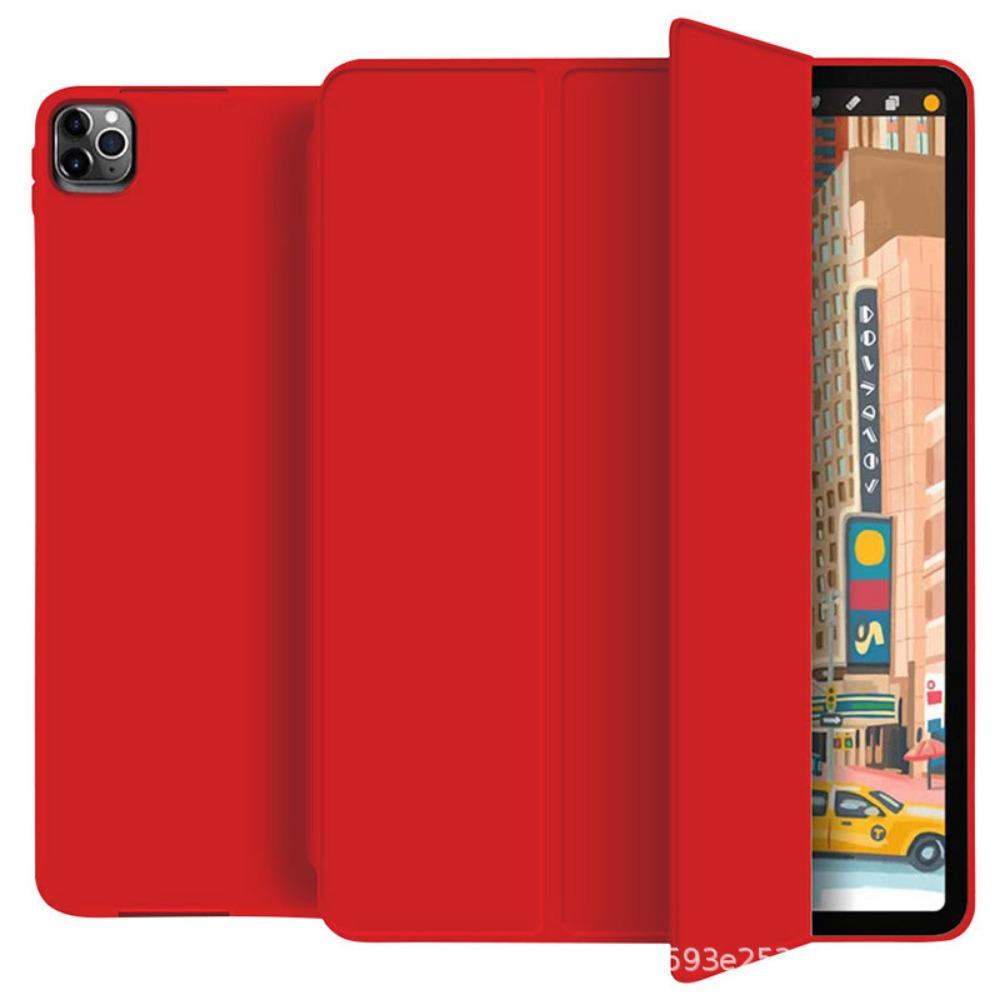 Para iPad 10 Capa Magnética 10.9 Polegadas À Prova de Choque Capa de Silicone com Porta-Lápis Casco Macio