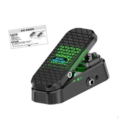 Guitar Stereo Volume Pedal Wah Lightweight Versatile Professional for Bass Guitarists