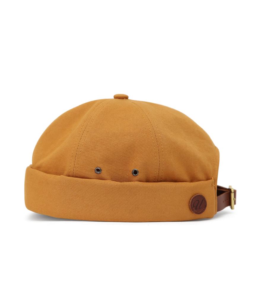 Eondeokeonteulol Vintage Cotton Brimless Cap Mold Cap / Vntg / Mustard