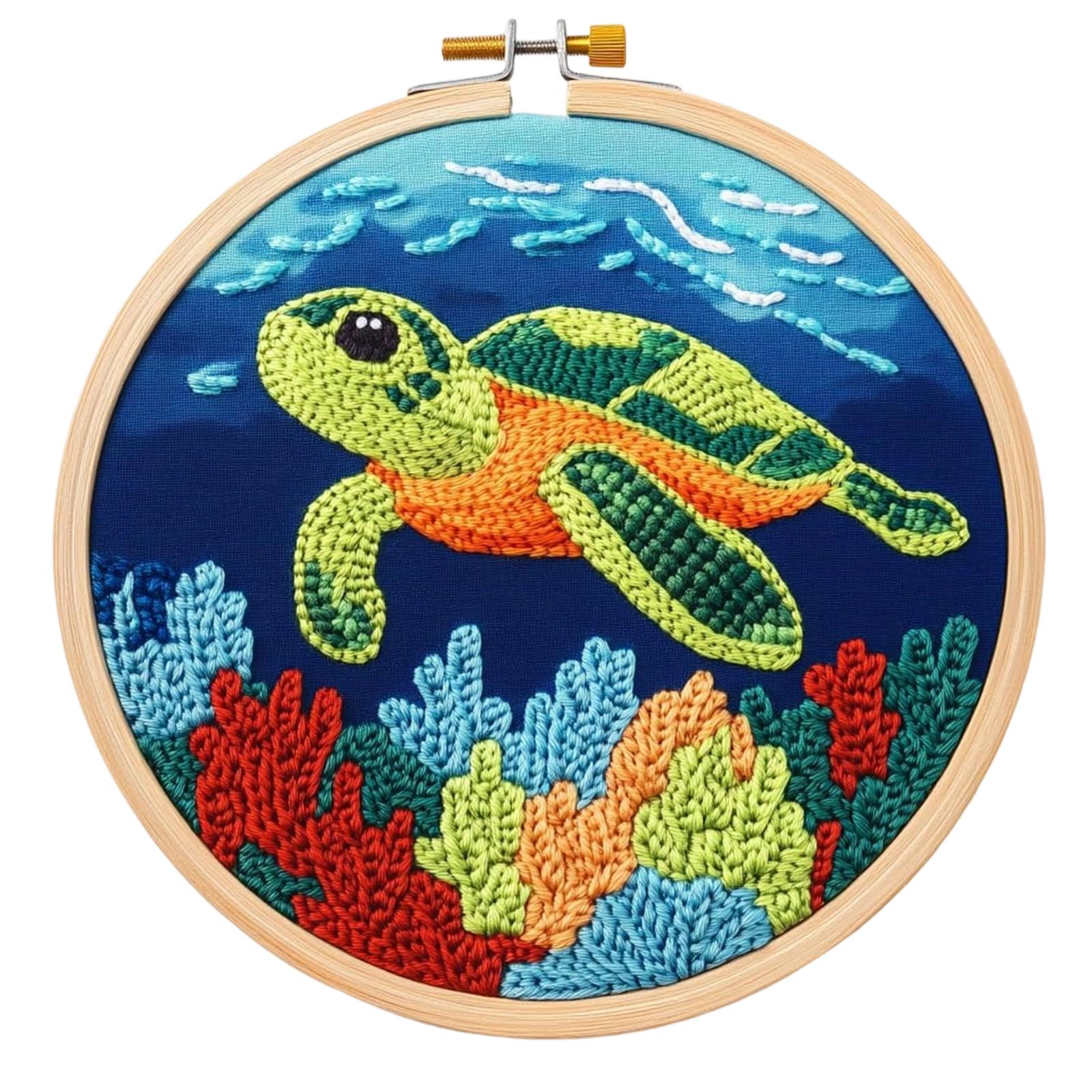 

Beginner Stamping Embroidery Kit, Easy Craft Kit, Suitable For Adults And Children, Gifts And Decorations One Size