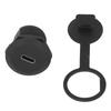 Type C 3.1 Panel Mount Coupler Water Proof Female Connector USB C Mounting Socket with Dust Cover