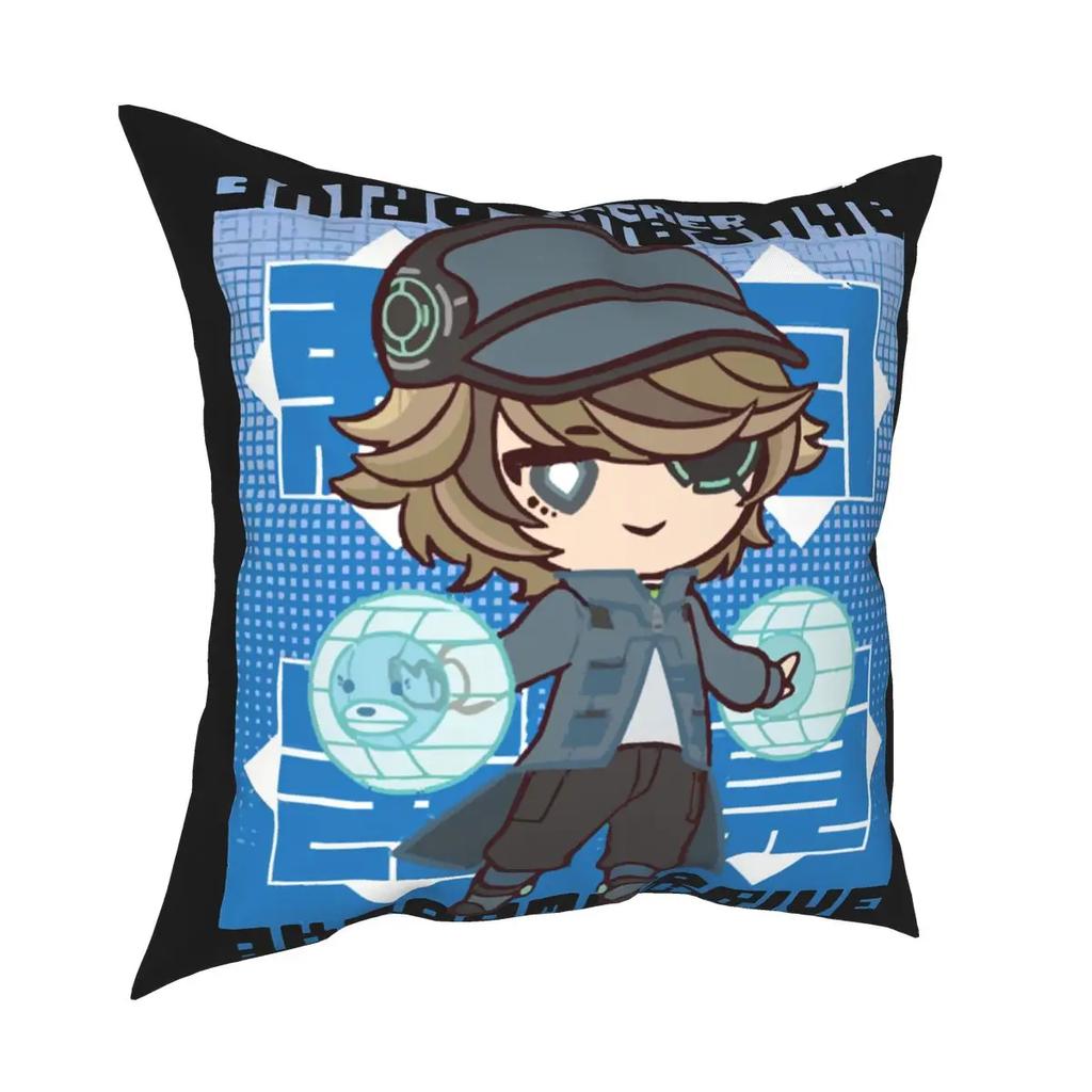 Akudama Drive Hacker Square Pillow Case Polyester Throw Pillow Japanese Anime Fashion Cushion Covers