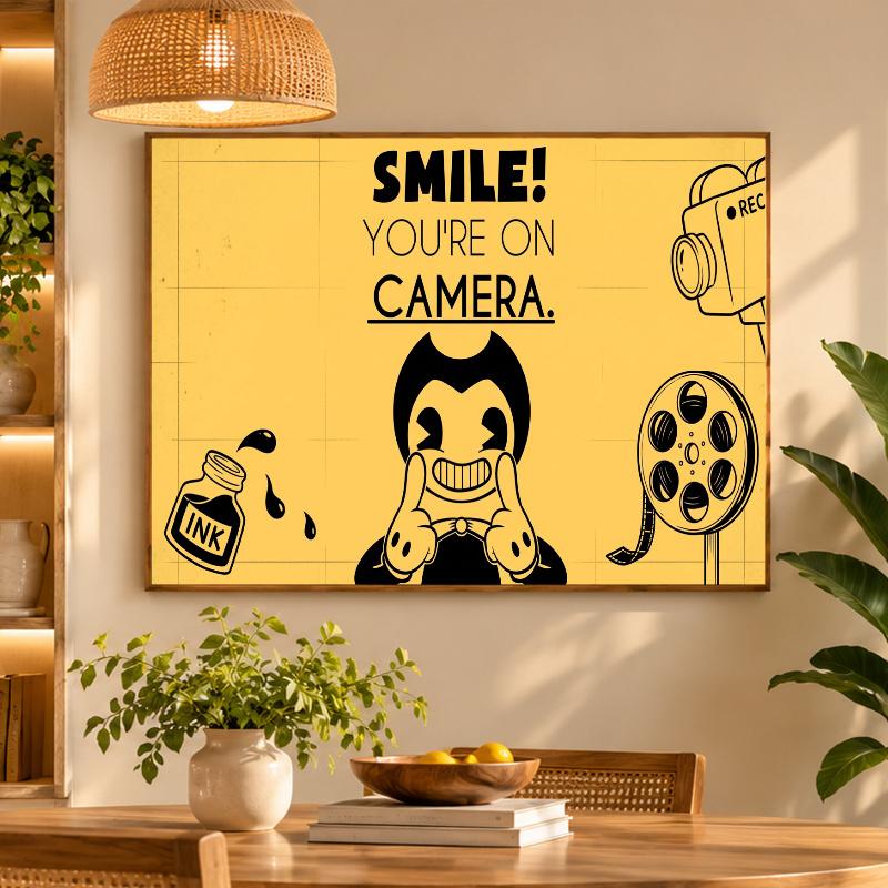 5D Diamond Painting Bendy and the Ink Machine DIY Full Drill Diamond Art Kit Home Decoration