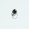 lowool Black frog eye ring