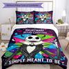 Christmas Nightmare Bedding Set Breathable Duvet Cover with Pillowcases Decorative Bed Linen for Bedroom Home Decoration Birthday Gift