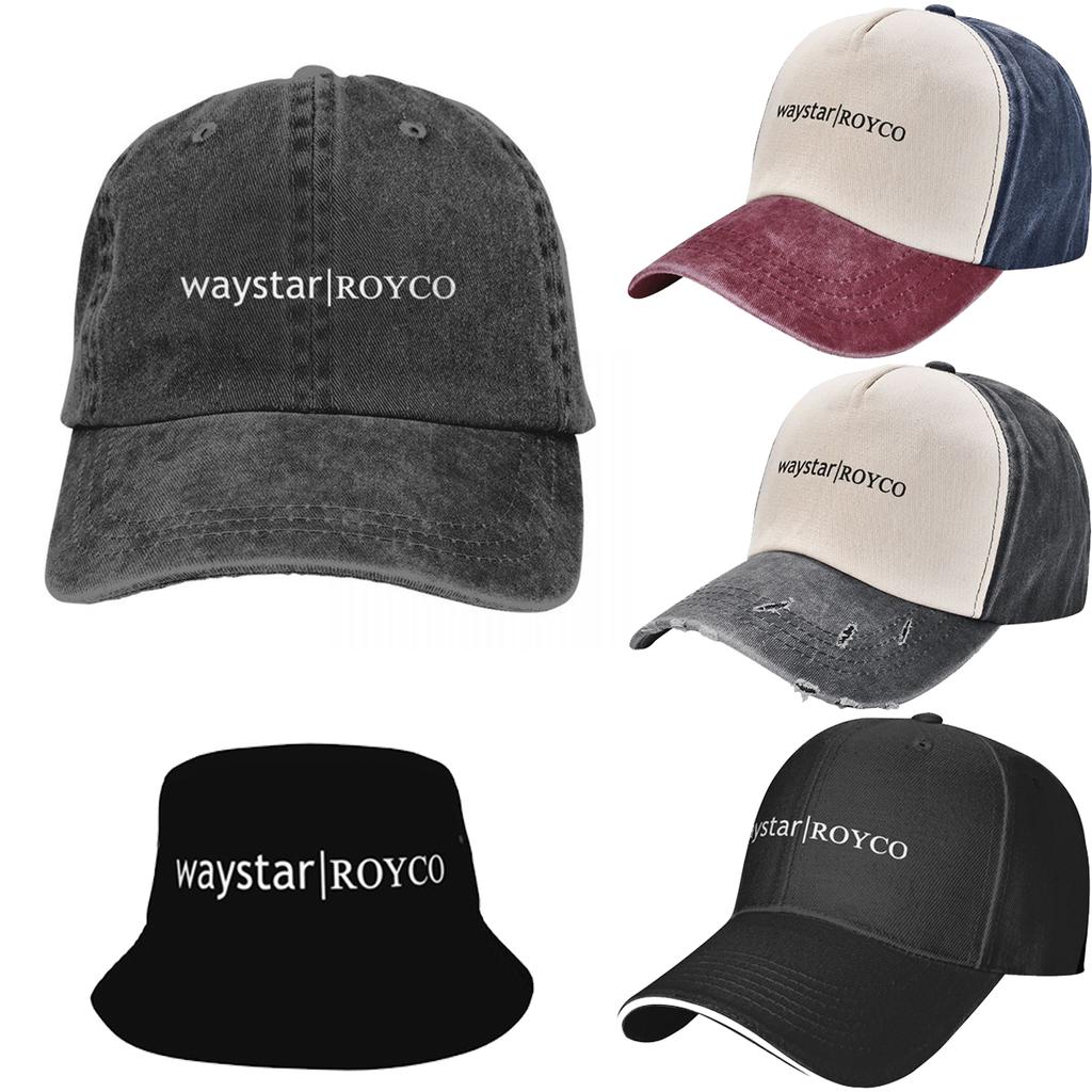 Waystar Royco Merch Boné de Beisebol Unissex para Mulheres Chapéus de Jeans Desgastados Boné Vintage Série de TV Succession Chapéu Snapback Casquette