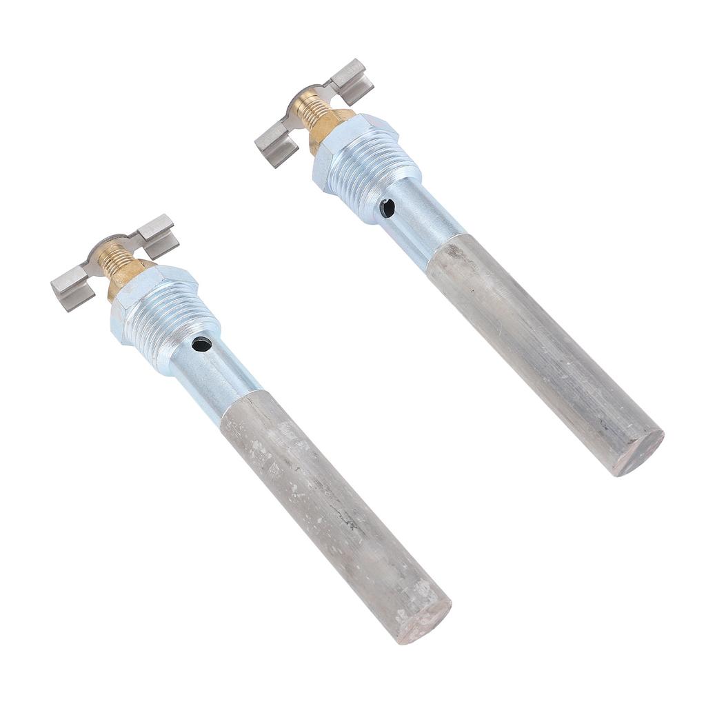 2 Sets RV Water Heater Anode Rod 4.5 X 1 2 NPT Aluminum Magnesium Anode Rod Replacement for Atwood Water Heater