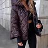 Hooded Jacket for Women with Pockets and Zipper Long Sleeve Loose Coat Street Fashion Outerwear