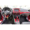 For Mazda 6 Atenza 2014-2015 Red Carbon Fiber Steering Wheel U Sheet Cover Trim
